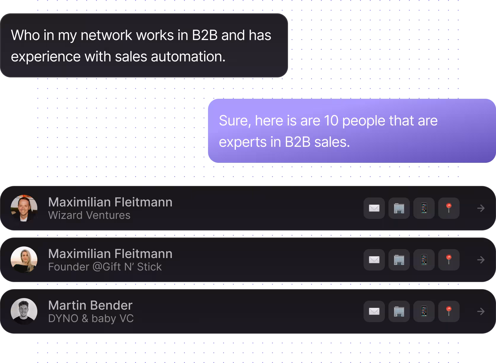 table AI understanding context about your network